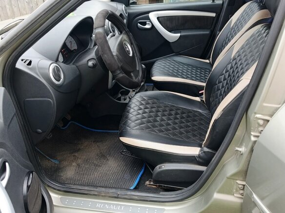 2010 Renault Logan I Рестайлинг, бежевый - вид 8
