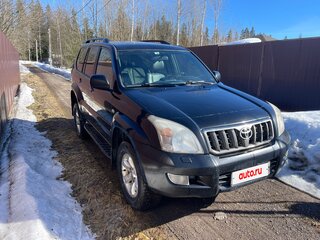 2008 Toyota Land Cruiser Prado 5-speed 120 Series Рестайлинг, чёрный, 1850000 рублей, вид 2