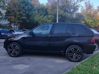 2005 BMW X5 4.4i I (E53) Рестайлинг, чёрный, 1300000 рублей, вид 5