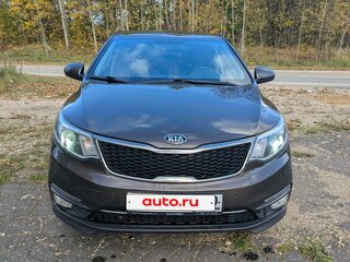 2016 Kia Rio III Рестайлинг, коричневый, 1080000 рублей, вид 1