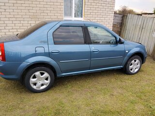 2011 Renault Logan I Рестайлинг, синий, 605000 рублей, вид 3