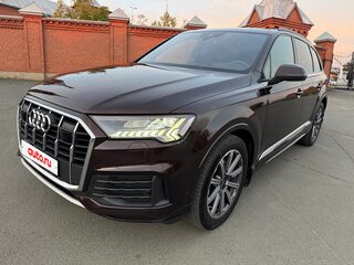 2020 Audi Q7 45 TDI II (4M) Рестайлинг, коричневый, 6600000 рублей, вид 3