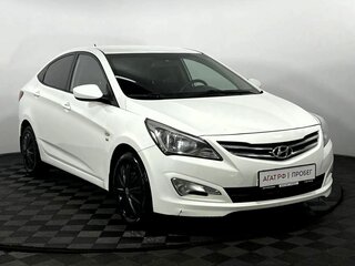 2014 Hyundai Solaris I, белый, 965000 рублей, вид 4