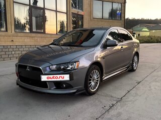 2014 Mitsubishi Lancer X Рестайлинг, серый, 810000 рублей, вид 1