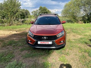 2017 Lada (ВАЗ) Vesta SW Cross I, оранжевый, 890000 рублей, вид 3