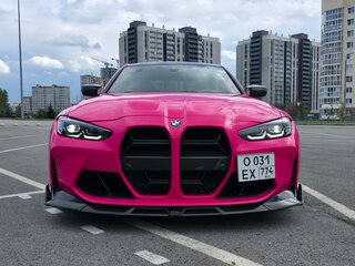 2022 BMW M3 Competition Package VI (G80), розовый, 7750000 рублей, вид 3