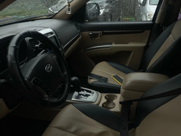 2010 Hyundai Santa Fe II, чёрный, 1150000 рублей - вид 7