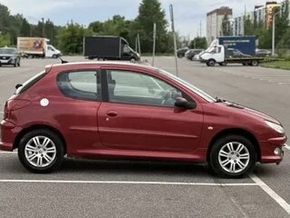 2007 Peugeot 206, красный, 310000 рублей, вид 3