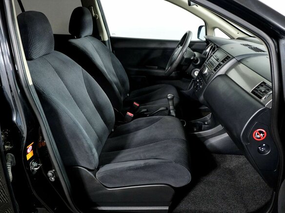 2012 Nissan Tiida I Рестайлинг, чёрный - вид 12