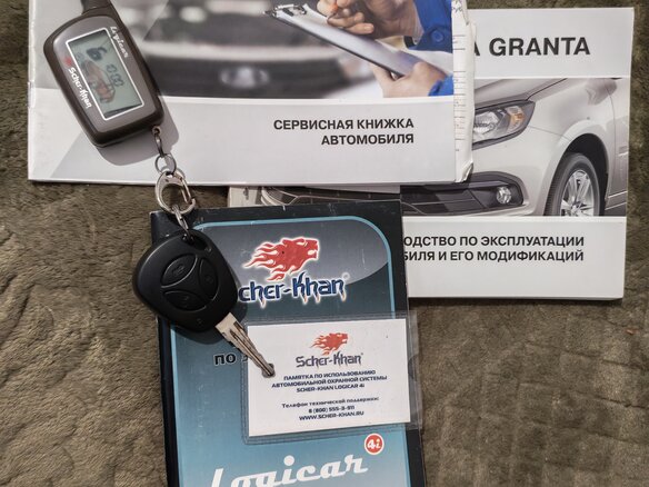 2019 Lada (ВАЗ) Granta I Рестайлинг, серый - вид 11
