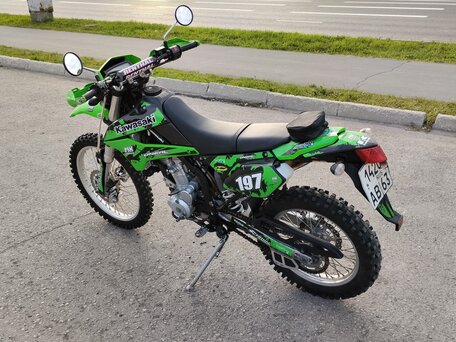 2012 Kawasaki KLX 250, зелёный, 360000 рублей, вид 5