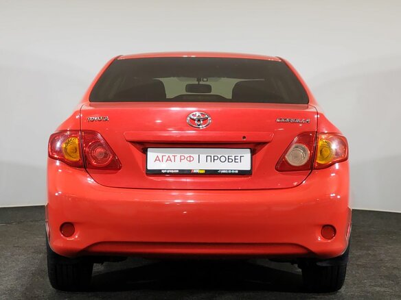 2008 Toyota Corolla AMT X (E140, E150), красный - вид 5