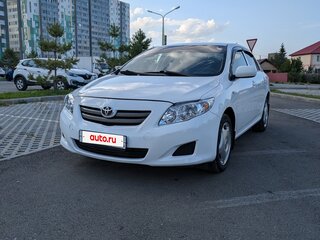 2009 Toyota Corolla X (E140, E150), белый, 730000 рублей, вид 1