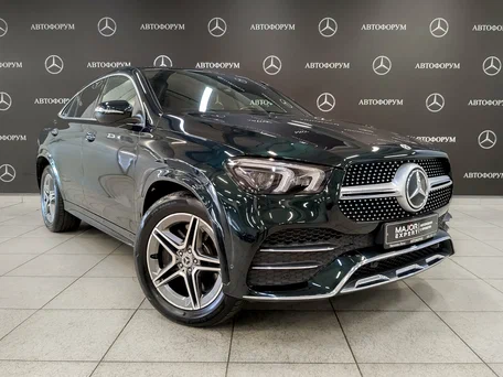 2021 Mercedes-Benz GLE Coupe 350 d II (C167), зелёный, 6950000 рублей, вид 3