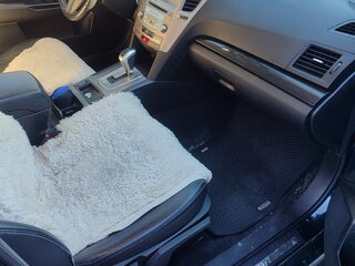2012 Subaru Legacy V, чёрный, 1450000 рублей, вид 3