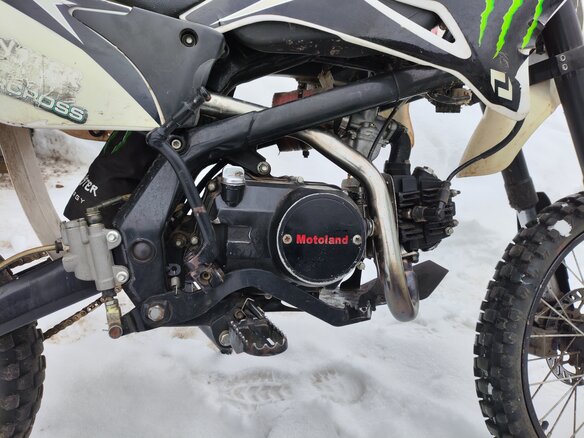 2013 Motoland MX 125, чёрный, 45000 рублей - вид 3