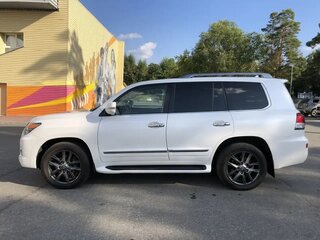 2014 Lexus LX 570 III Рестайлинг, белый, 3900000 рублей, вид 5
