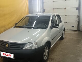 2007 Renault Logan I, серый, 370000 рублей, вид 1