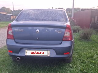 2011 Renault Logan I Рестайлинг, синий, 390000 рублей, вид 5