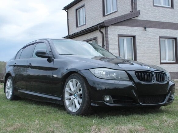 2009 BMW 3 серии 318i V (E90/E91/E92/E93) Рестайлинг, чёрный, 1050000 рублей - вид 1