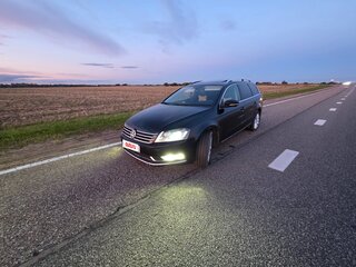 2011 Volkswagen Passat B7, чёрный, 833000 рублей, вид 3