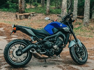 2016 Yamaha MT-09 (FZ-09), синий, 640000 рублей, вид 1