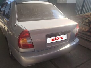 2008 Hyundai Accent ТагАЗ II, серебристый, 360000 рублей, вид 4