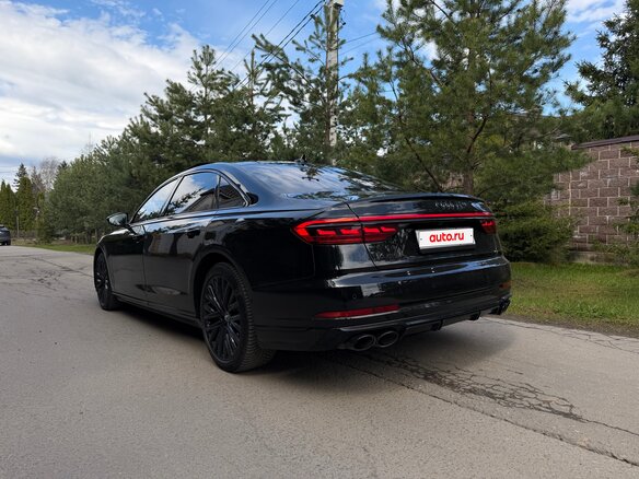 2018 Audi A8 Long 60 TFSI IV (D5), чёрный - вид 4