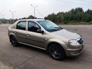 2011 Renault Logan I Рестайлинг, бежевый, 470000 рублей, вид 4
