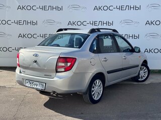2014 Lada (ВАЗ) Granta I, серебристый, 390000 рублей, вид 5