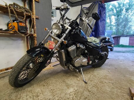 1994 Honda Steed 400, чёрный, 220000 рублей, вид 1