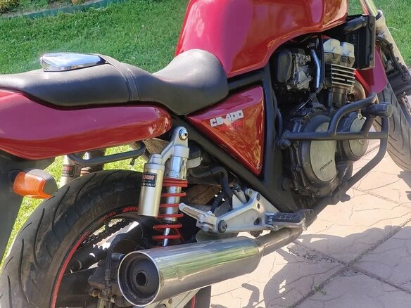 1993 Honda CB 400 Super Four, красный, 250000 рублей - вид 5