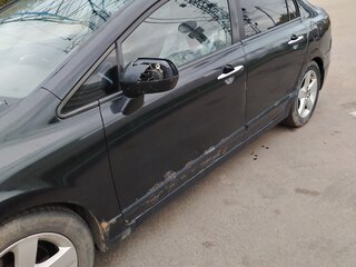 2007 Honda Civic VIII, чёрный, 445000 рублей, вид 4