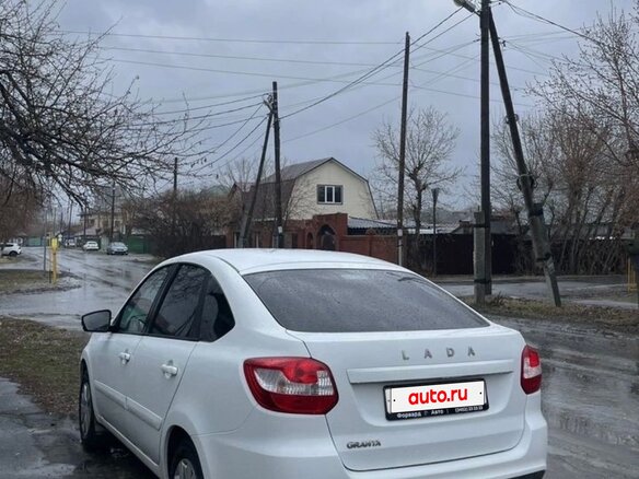 2021 Lada (ВАЗ) Granta I Рестайлинг, белый, 635000 рублей - вид 5