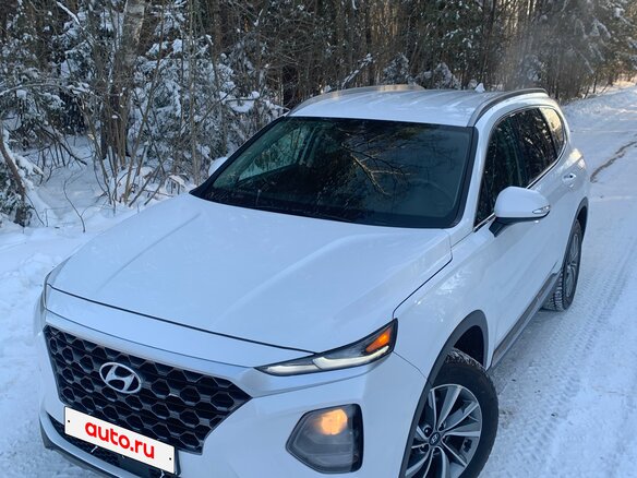 2019 Hyundai Santa Fe IV, белый, 2220000 рублей - вид 3