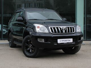 2008 Toyota Land Cruiser Prado 120 Series Рестайлинг, чёрный, 1490000 рублей, вид 3