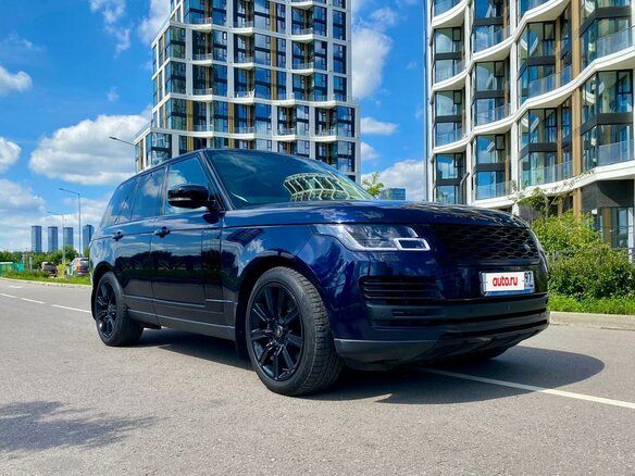 2020 Land Rover Range Rover IV Рестайлинг, синий, 6650000 рублей - вид 2