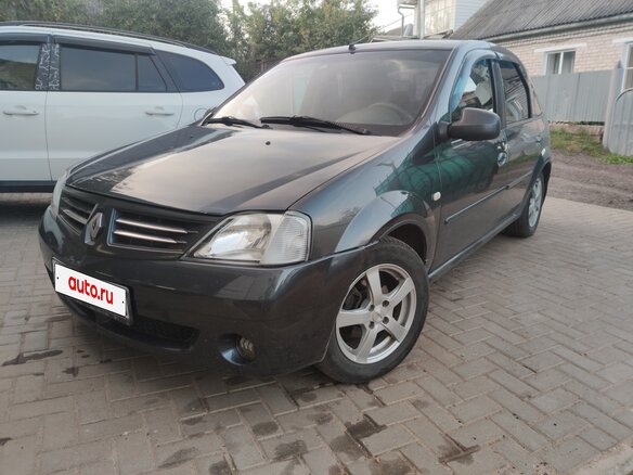 2008 Renault Logan I, серый - вид 1