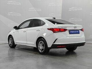2020 Hyundai Solaris II Рестайлинг, белый, 860000 рублей, вид 3