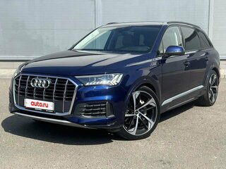 2022 Audi Q7 45 TDI II (4M) Рестайлинг, синий, 6190000 рублей, вид 1