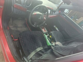 2008 Mitsubishi Lancer X, красный, 650000 рублей, вид 4