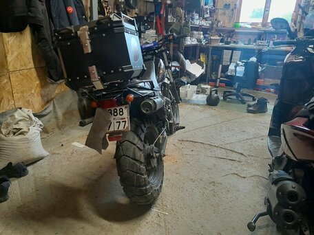 2004 Yamaha TW225, чёрный, 199000 рублей, вид 3