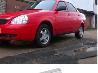 2008 Lada (ВАЗ) Priora I, красный, 145000 рублей, вид 4