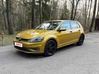 2018 Volkswagen Golf VII Рестайлинг, жёлтый, 1700000 рублей, вид 1