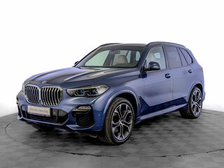 2021 BMW X5 40i IV (G05/G18), синий, 7290000 рублей, вид 1