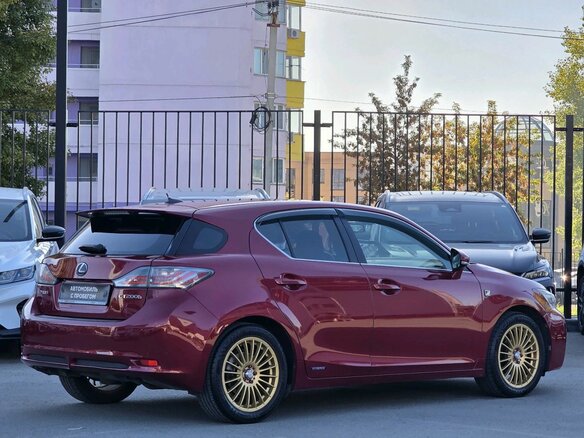 2012 Lexus CT 200h I, красный, 1570000 рублей - вид 6