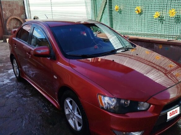 2008 Mitsubishi Lancer X, красный, 680000 рублей - вид 3