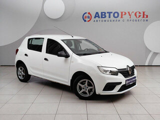 2019 Renault Sandero II Рестайлинг, белый, 731000 рублей, вид 1