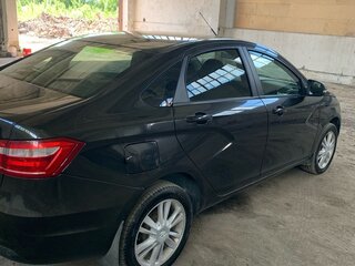 2016 Lada (ВАЗ) Vesta I, чёрный, 700000 рублей, вид 4