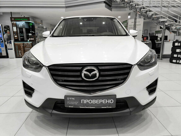 2015 Mazda CX-5 I Рестайлинг, белый, 2300000 рублей - вид 1